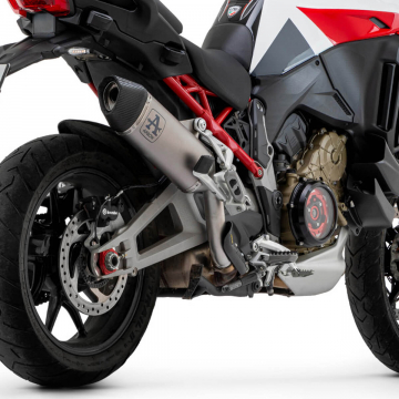 view Arrow 72001VL Veloce Racing Slip-on Exhaust, Titanium for Ducati Multistrada V4 '21-'24