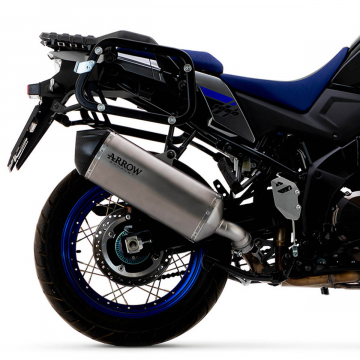 view Arrow 72002SK Sonora Racing Exhaust, Titanium for Suzuki V-Strom 1050 '20-'24