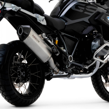 view Arrow 72005SK Sonora Racing Slip-on Exhaust, Titanium for BMW R1250GS/Adv '19-'24