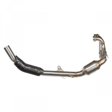 view Arrow 72186PD Non-Catalyzed Racing Stainless Steel Collector for Aprilia Tuareg 660 '22-'24