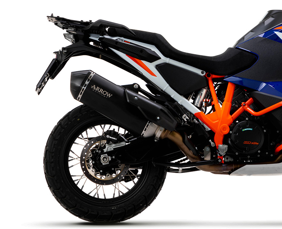 Arrow 72501SKN Sonora Exhaust, Titanium Dark for KTM 1290 Super