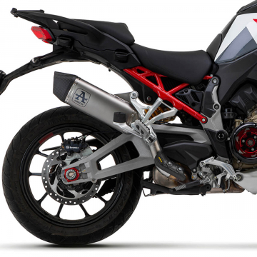view Arrow 72501VL Veloce Slip-on Exhaust, Titanium for Ducati Multistrada V4 1100 '21-'24