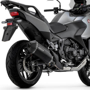 view Arrow 72509SKN Sonora Slip-on Exhaust, Titanium Dark for Honda NT1100 '22-'24