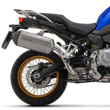 view Arrow 72510SK Sonora Slip-on Exhaust, Titanium for BMW F850GS '21-'24