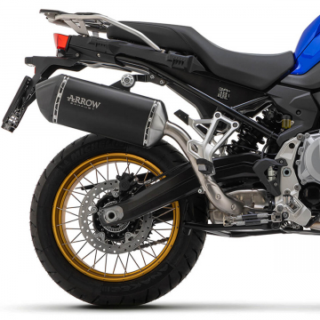 view Arrow 72510SKN Sonora Slip-on Exhaust, Titanium Dark for BMW F850GS '21-'24