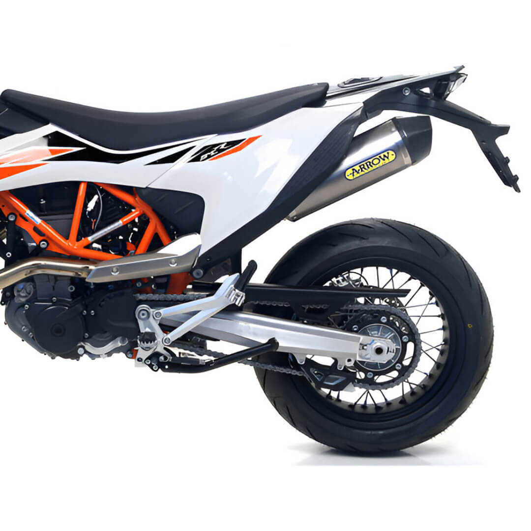Arrow 72624PK Race-Tech Slip-on Exhaust, Titanium for KTM 690