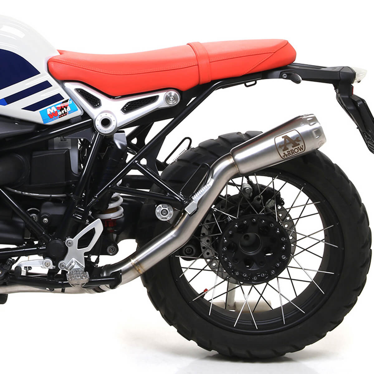 Arrow 72634PRI Pro-Race Slip-on Exhaust, Nichrome for BMW R NineT