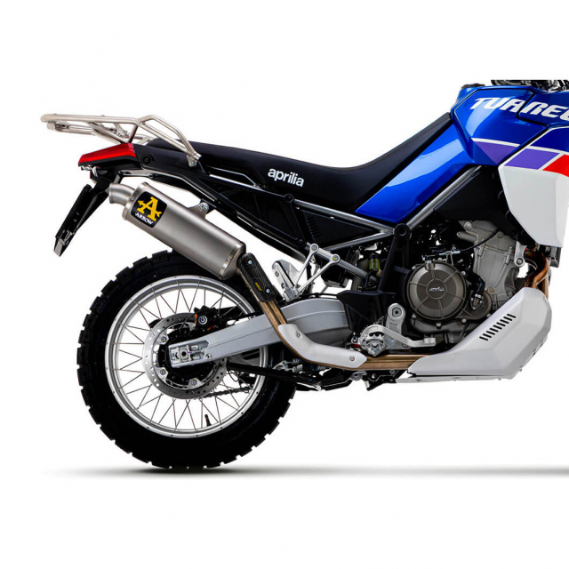 Arrow 72637PO Indy Race Titanium Exhaust for Aprilia Tuareg 660