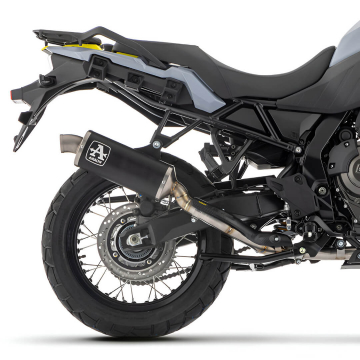 Arrow 72642AON Indy Race Slip-on Exhaust, Aluminum Dark for Suzuki V-Strom 800DE (2023-)