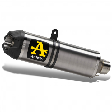 view Arrow 72661PK Indy Race Exhaust, Titanium for Yamaha Tenere 700 '25-