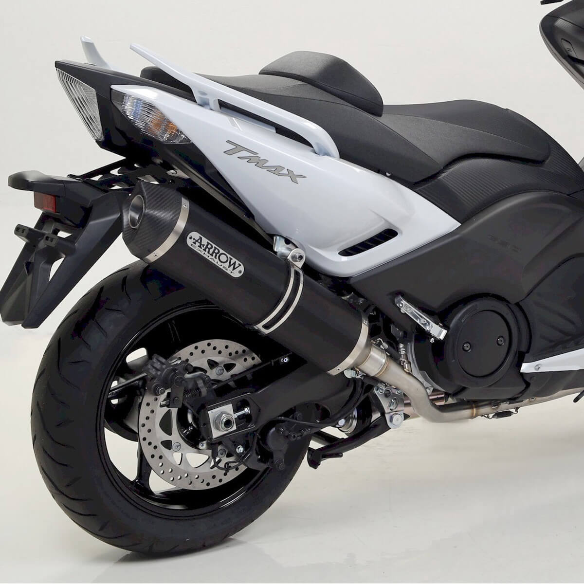 Arrow 73507AKN Race-Tech Exhaust, Aluminum Dark Yamaha YP 500 T