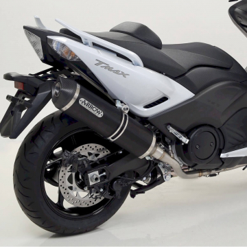 view Arrow 73507AKN Race-Tech Exhaust, Aluminum Dark Yamaha YP 500 T-Max, T-Max 530 '08-16
