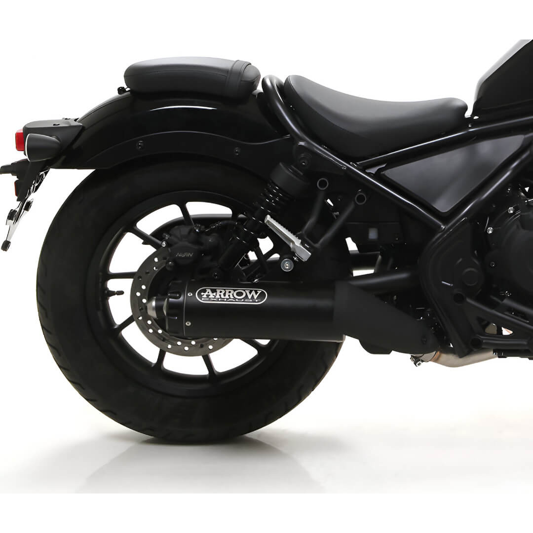 Shorty GP Exhaust For Honda Rebel 500
