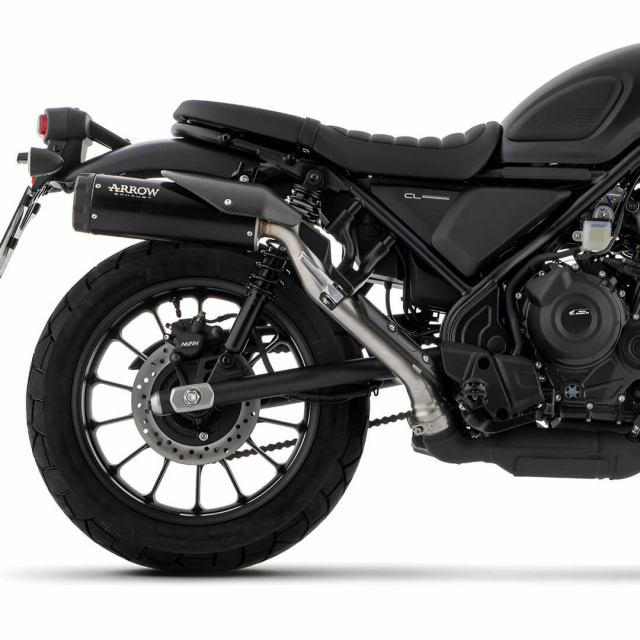 CL250 500用　ARROW EXHAUST ブラック マフラー　ホンダ CL250 500用 ARROW EXHAUST ブラック マフラー ホンダ ホンダ CL250