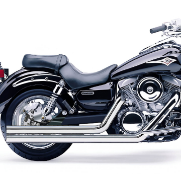 view Cobra 4922T Speedster Long Exhaust System for Kawasaki Vulcan 1600 Classic '03-'08