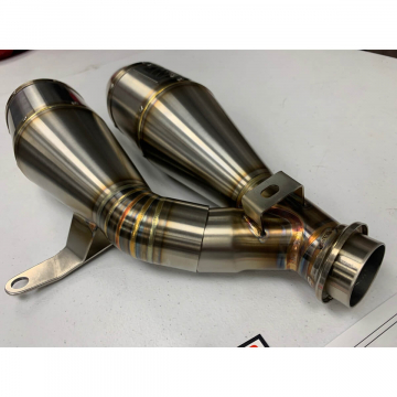 view Competition Werkes WT2500-S Slip-on Exhaust for Triumph Rocket III (2020-)