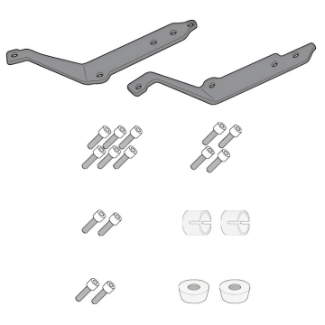 Givi TN5108Kit Engine Guards Fit Kit for BMW R1200GS '13-'18 R1200R/RS '15-'18