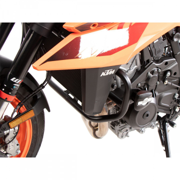 view Hepco & Becker 501.7673 00 01 Engine Guards w/ Protection Pad for KTM 990 Duke '24-