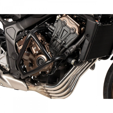 view Hepco & Becker 502.9547 00 01 Crashbars, Black for Honda CB650R (2024-)