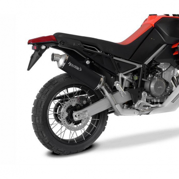 view HP Corse APTUSP1350C-AB SP-1 Titanium Exhaust, Black for Aprilia Tuareg 660 '22-
