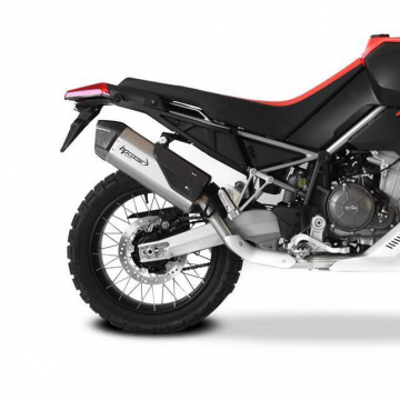 view HP Corse APTUSPS350S-AB SPS Carbon Short Exhaust for Aprilia Tuareg 660 '22-