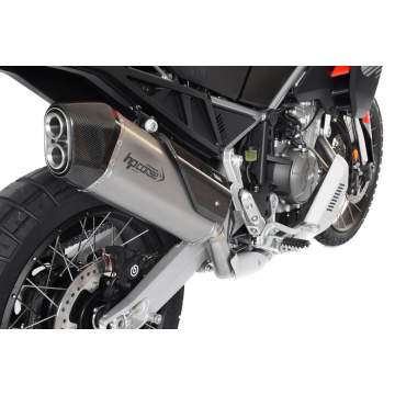 view HP Corse APTUSPS350T-AB SPS Carbon Short Exhaust for Aprilia Tuareg 660 '22-