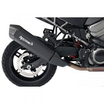 view HP Corse HDSPSPAC-AB SPS Carbon Slip-on Exhaust for Harley Pan America 1250 '21-