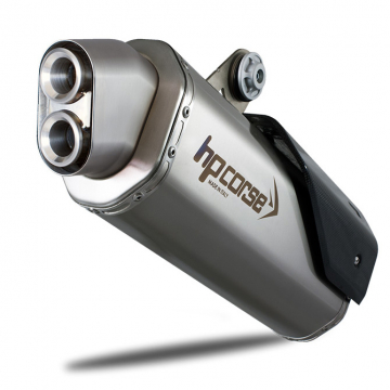 view HP Corse 4 Track-R Slip-on Exhaust, Satin for Honda Africa Twin 1100 '20-