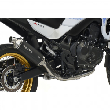 view HP Corse SP-2 Low Titanium Slip-on Exhaust, Black for Honda Transalp XL750 '23-