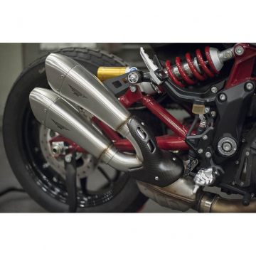 view HP Corse Hydroform Slip-on Exhaust for Indian FTR1200/S '19-