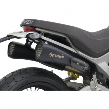 view HP Corse XDUHY20P11B-AAB Hydroform Corsa Short Racing Slip-ons for Scrambler 1100 '18-'22