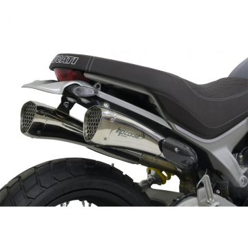 view HP Corse XDUHY20P11P-AAB Hydroform Corsa Short Racing Slip-ons for Scrambler 1100 '18-'22