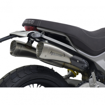 view HP Corse XDUHY20P11S-AAB Hydroform Corsa Short Racing Slip-ons for Scrambler 1100 '18-'22