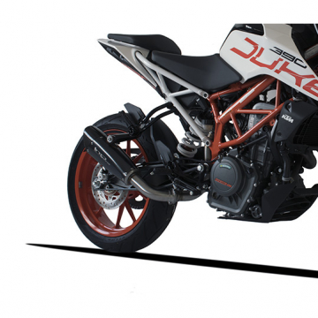 view HP Corse Evoxtreme Slip-on Exhaust, Black for KTM 390 Duke '13-