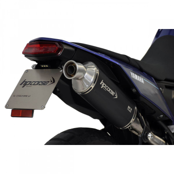 view HP Corse YAT700SP2300HTC-AB SP-2 Short Exhaust, High Mount for Yamaha Tenere 700 '19-