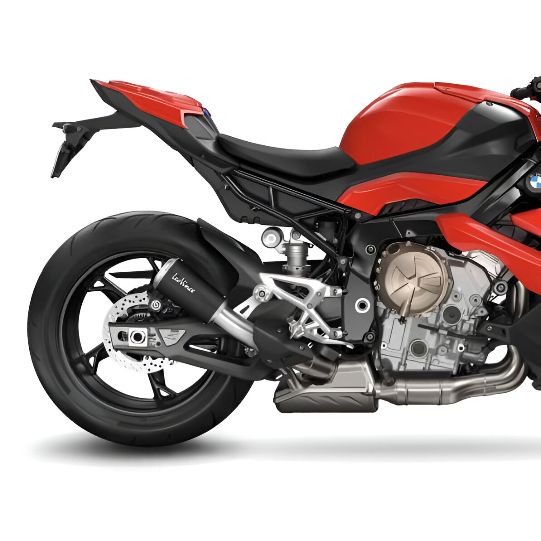 LeoVince 15241B LV-10 Black Slip-on Exhaust for BMW S1000R '21-'24