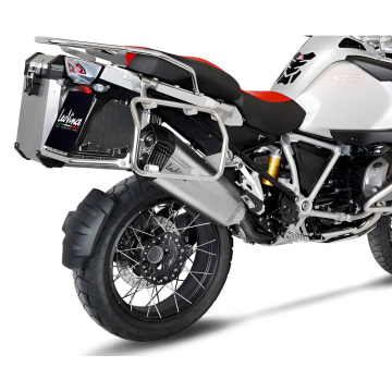 view LeoVince 15301 LV-12 Stainless Slip-on Exhaust for BMW R1200GS '17-'18 / R1250GS '19-'23