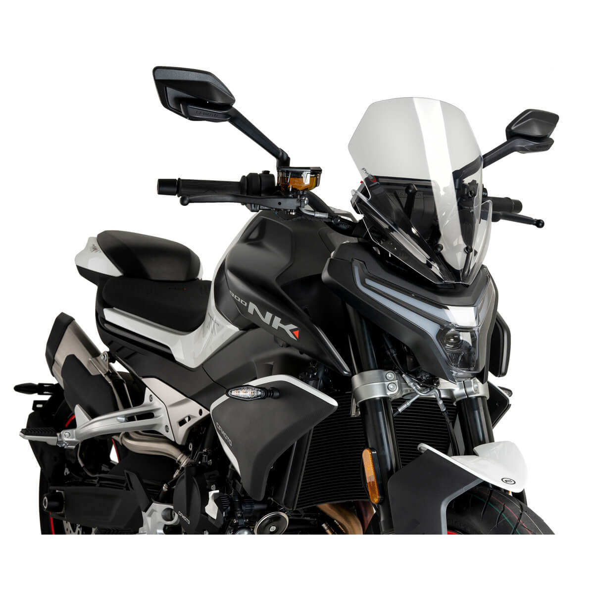 ❁ ウサハナ ❁ ８点セット ❁ Puig 21867W New Generation Sport Windshield for CF Moto 800 NK