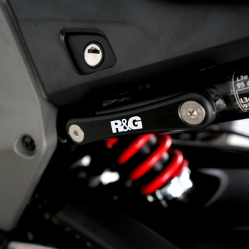 view R&G BLP0047BK Rear Foot Rest Blanking Plate for BMW S1000XR, Trident/Daytona 660