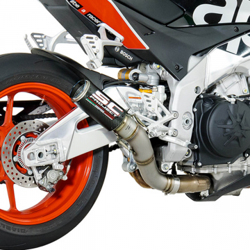 view SC-Project A16-36C CR-T Exhaust for Aprilia RSV4 RF / RR, Tuono V4 1100 (2017-2019)
