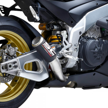 view SC-Project A27-T36CR CR-T Slip-on Exhaust for Aprilia RSV4 1100 / Tuono V4 1100 '21-