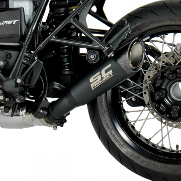 view SC-Project B18-T41MB S1 Slip-on Exhaust, Black for BMW R NineT '14-'19