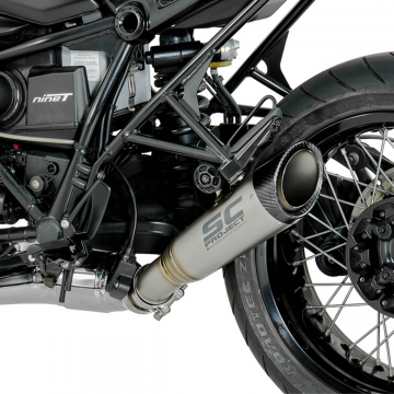view SC-Project B18-T41T S1 Low Mount Exhaust for BMW RnineT / Racer '14-'19