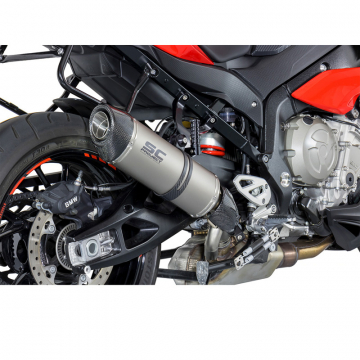 view SC-Project B23-H01 Oval Slip-on Exhaust for BMW S1000XR '17-'19