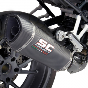 view SC-Project B35-93 SC1-R Slip-on Exhaust for BMW R1250R / RS '19-'24