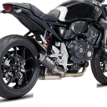 view SC-Project H27-T71C GP70-R Slip-on Exhaust, Carbon Fiber for Honda CB1000R '18-'24