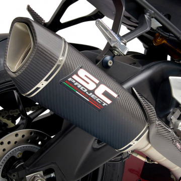view SC-Project H35-T91C SC1-R Slip-on Exhaust, Carbon Fiber for Honda CBR1000RR-R '20-'23