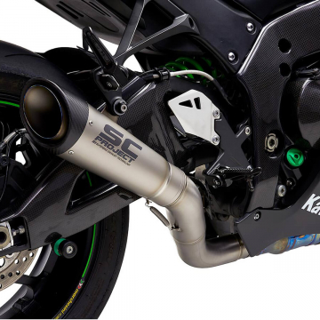view SC-Project K22-DET41T S1 Slip-on Exhaust for Kawasaki Ninja ZX-10R / RR '17-'20