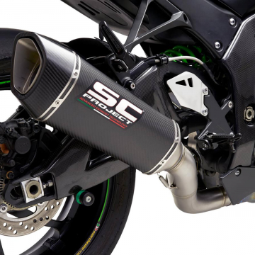 view SC-Project K22-DET91 SC1-R Slip-on Exhaust for Kawasaki Ninja ZX-10 R/RR '17-'20