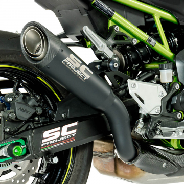 view SC-Project K25-T41MB S1 Slip-on Exhaust for Kawasaki Z900 '17-'19